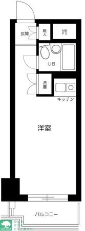 ライオンズマンション千駄ヶ谷第二の物件間取画像